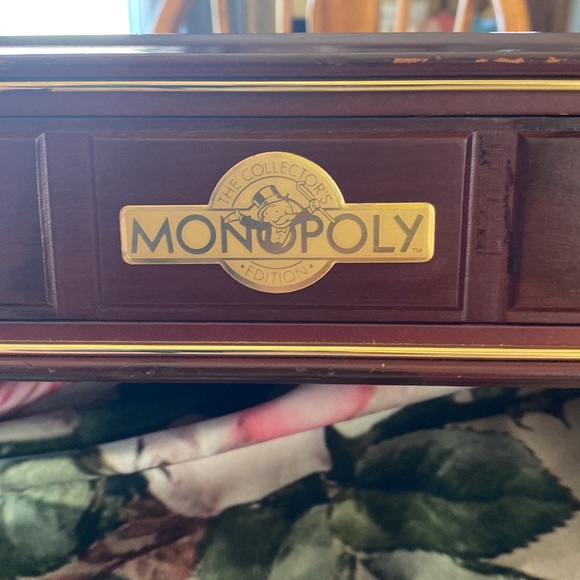 Franklin Mint - Monopoly Collectors Edition Wood Board "Complete" Game. - 1991 - Picture 7 of 7